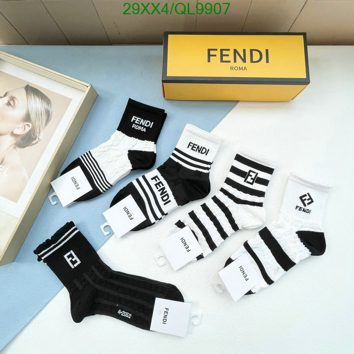 Sock-Fendi Code: QL9907 $: 29USD