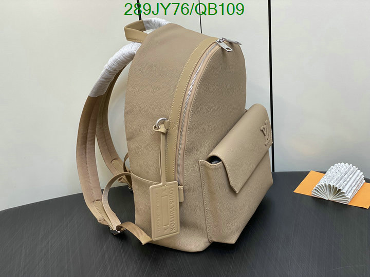 LV Bag-(Mirror)-Backpack- Code: QB109 $: 289USD