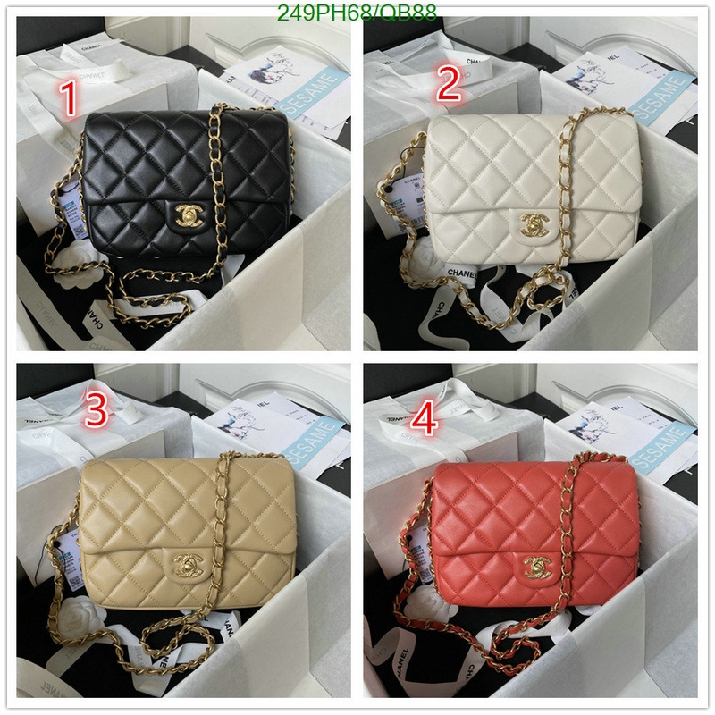 Chanel Bag-(Mirror)-Diagonal- Code: QB88