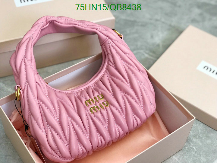 Miu Miu Bag-(4A)-Handbag- Code: QB8438 $: 75USD