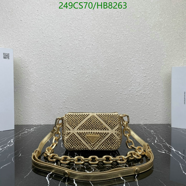 Prada Bag-(Mirror)-Diagonal- Code: HB8263 $: 249USD