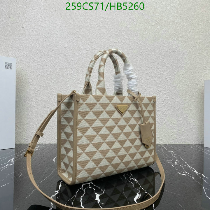 Prada Bag-(Mirror)-Handbag- Code: ZB5260 $: 259USD