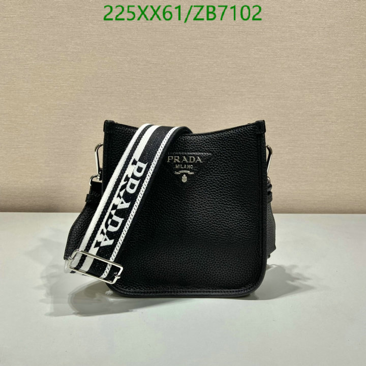 Prada Bag-(Mirror)-Diagonal- Code: ZB7102 $: 225USD