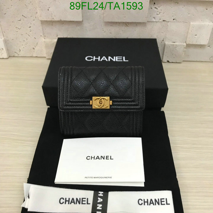 Chanel Bag-(Mirror)-Wallet- Code: TA1593 $: 89USD