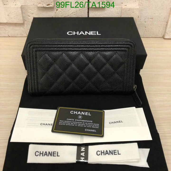 Chanel Bag-(Mirror)-Wallet- Code: TA1594 $: 99USD