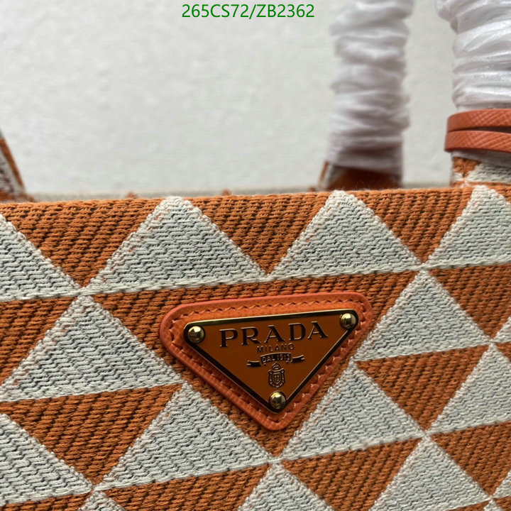 Prada Bag-(Mirror)-Handbag- Code: ZB2362 $: 265USD