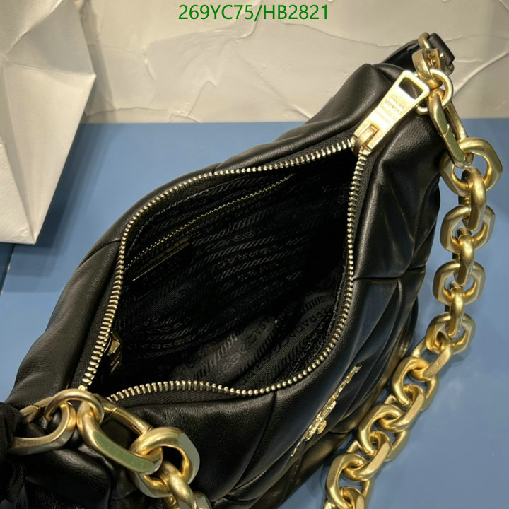 Prada Bag-(Mirror)-Handbag- Code: HB2821 $: 269USD