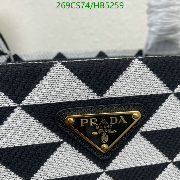 Prada Bag-(Mirror)-Handbag- Code: ZB5259 $: 269USD