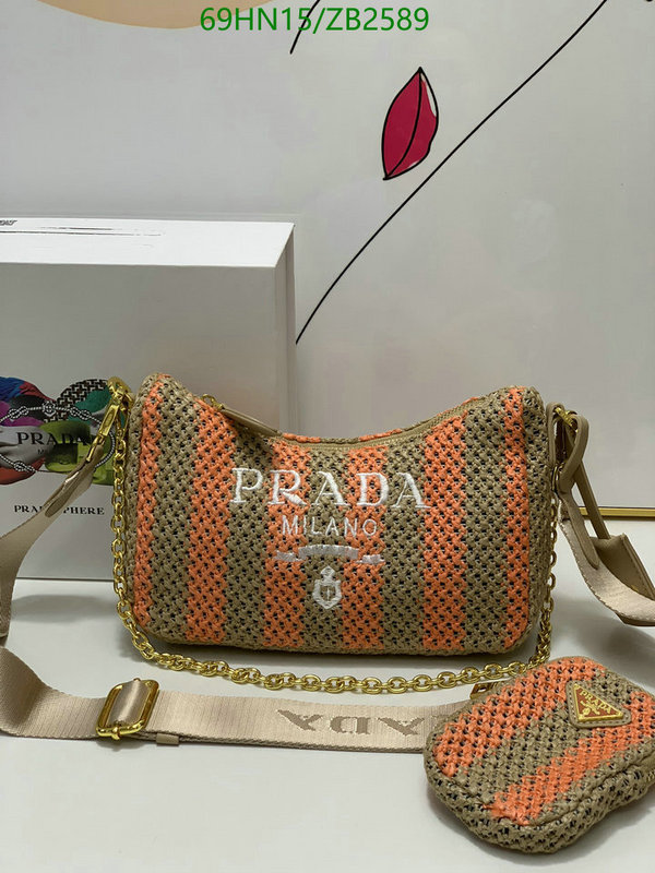 Prada Bag-(4A)-Re-Edition 2005 Code: ZB2589 $: 69USD