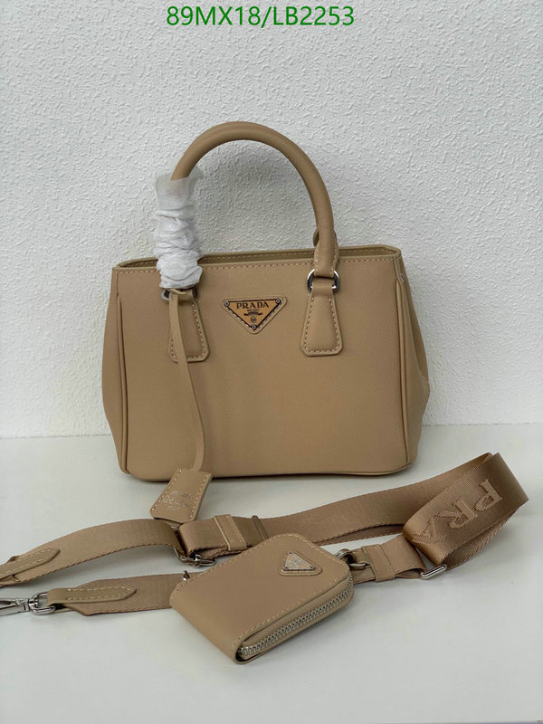 Prada Bag-(4A)-Diagonal- Code: LB2253 $: 89USD