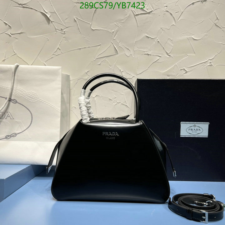 Prada Bag-(Mirror)-Handbag- Code: YB7423 $: 289USD