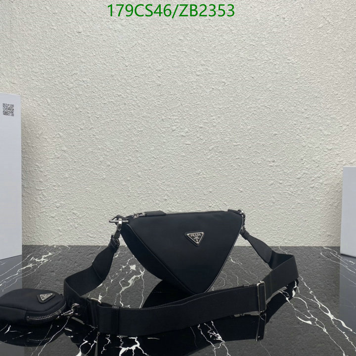 Prada Bag-(Mirror)-Triangle- Code: ZB2353 $: 179USD