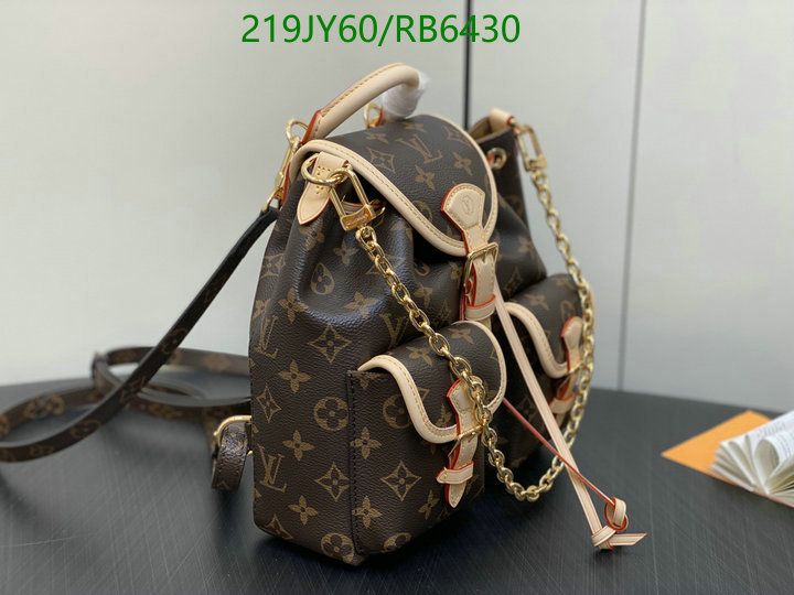 LV Bag-(Mirror)-Backpack- Code: RB6430 $: 219USD