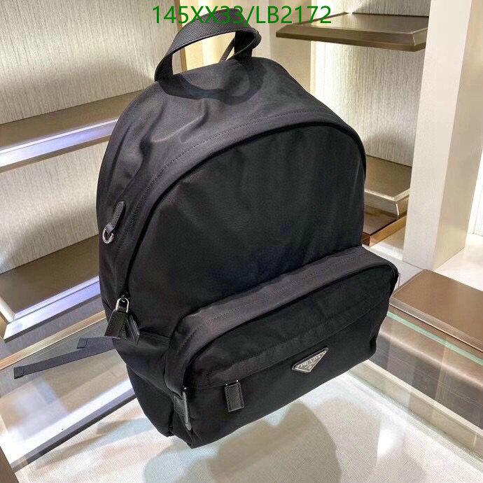 Prada Bag-(Mirror)-Backpack- Code: LB2172 $: 145USD