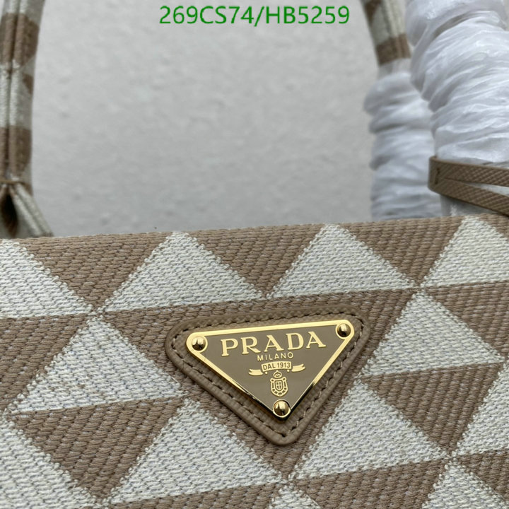 Prada Bag-(Mirror)-Handbag- Code: ZB5259 $: 269USD