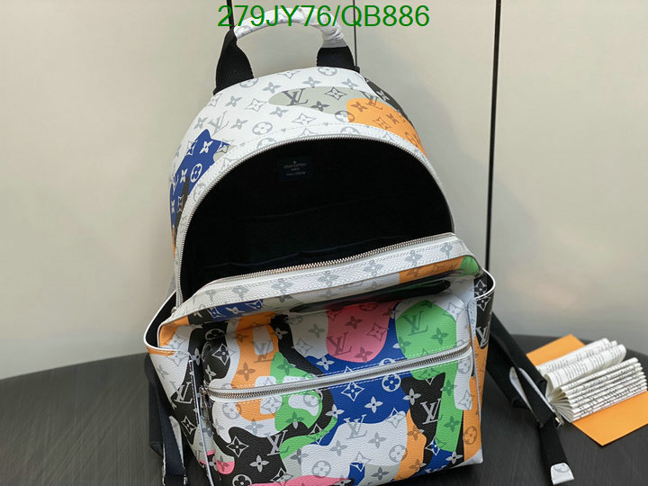 LV Bag-(Mirror)-Backpack- Code: QB886 $: 279USD