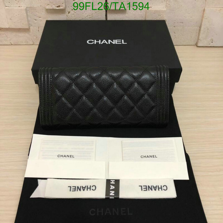 Chanel Bag-(Mirror)-Wallet- Code: TA1594 $: 99USD