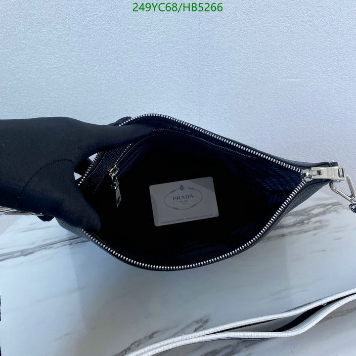 Prada Bag-(Mirror)-Handbag- Code: ZB5266 $: 249USD