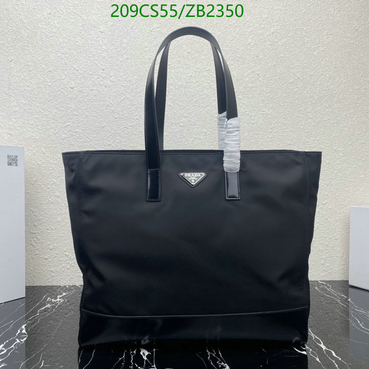 Prada Bag-(Mirror)-Handbag- Code: ZB2350 $: 209USD