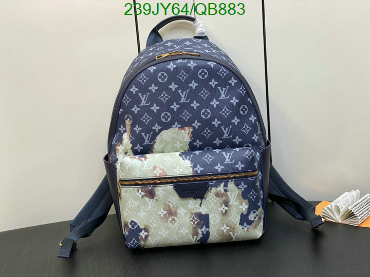 LV Bag-(Mirror)-Backpack- Code: QB883 $: 239USD