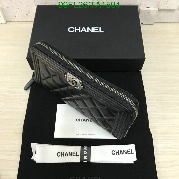 Chanel Bag-(Mirror)-Wallet- Code: TA1594 $: 99USD
