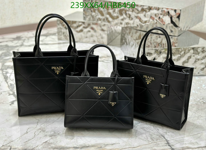 Prada Bag-(Mirror)-Handbag- Code: HB6450 $: 239USD