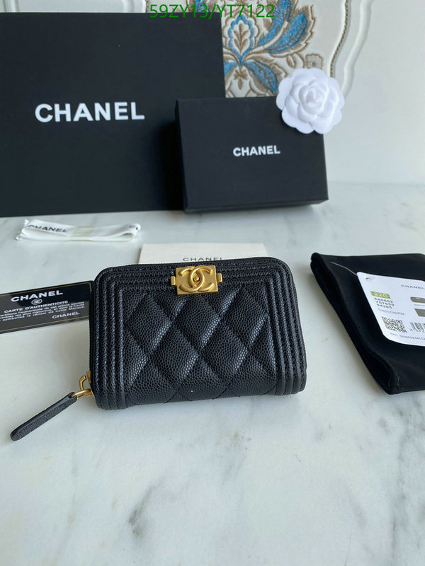 Chanel Bag-(Mirror)-Wallet- Code: YT7122 $: 59USD