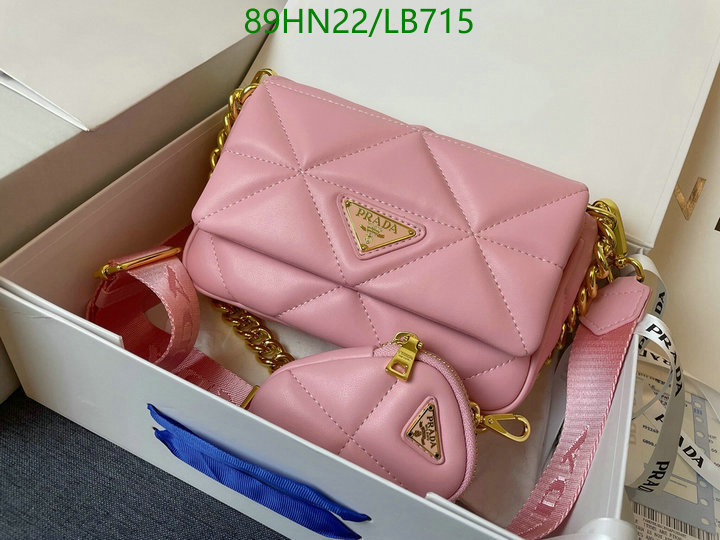 Prada Bag-(4A)-Diagonal- Code: LB715 $: 89USD