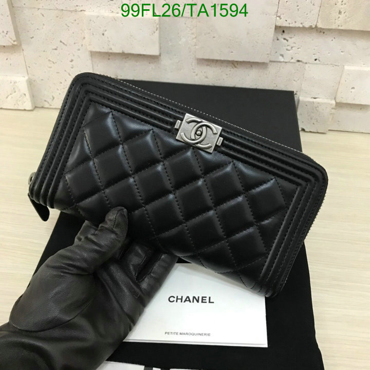 Chanel Bag-(Mirror)-Wallet- Code: TA1594 $: 99USD