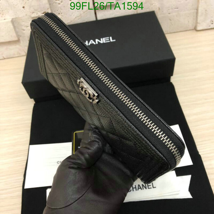 Chanel Bag-(Mirror)-Wallet- Code: TA1594 $: 99USD