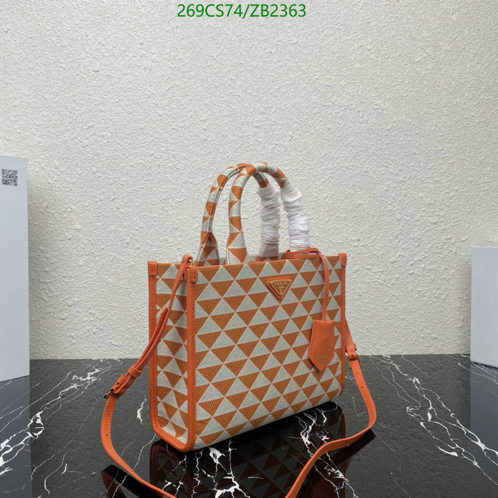 Prada Bag-(Mirror)-Handbag- Code: ZB2363 $: 269USD