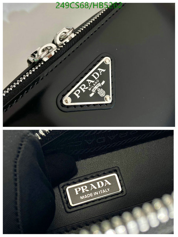 Prada Bag-(Mirror)-Diagonal- Code: ZB5262 $: 249USD