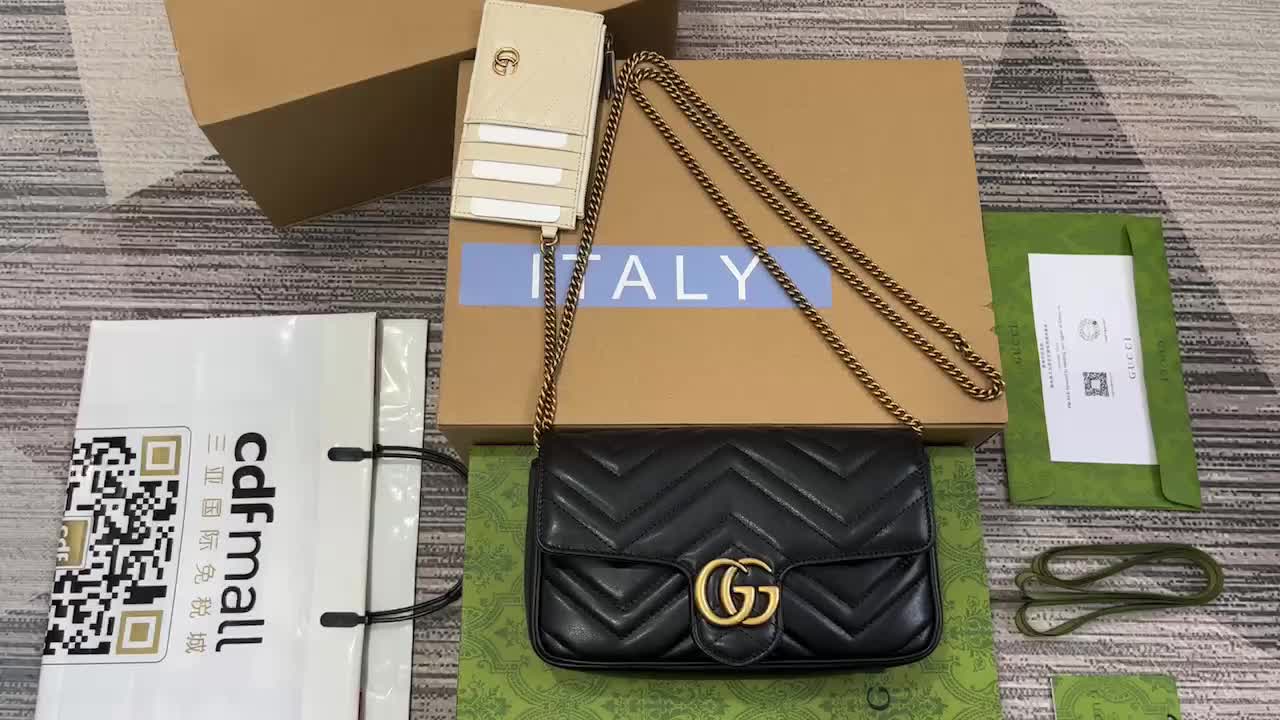 Gucci Bag-(Mirror)-Marmont Code: QB857 $: 229USD