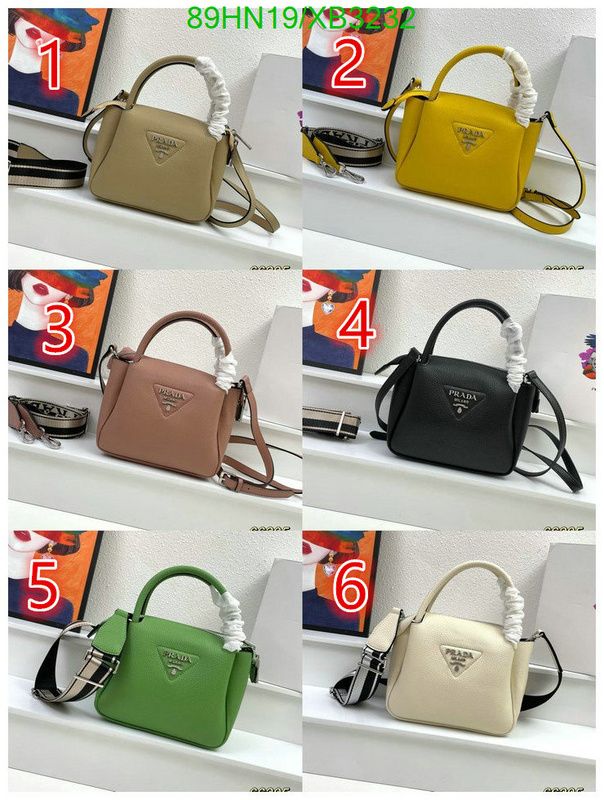 Prada Bag-(4A)-Diagonal- Code: XB3232 $: 89USD