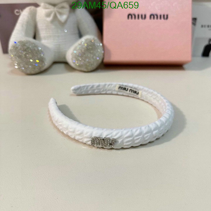 Headband-MIU MIU Code: QA659 $: 29USD