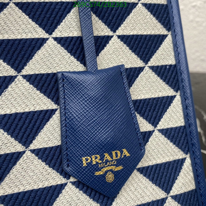 Prada Bag-(Mirror)-Handbag- Code: ZB2363 $: 269USD