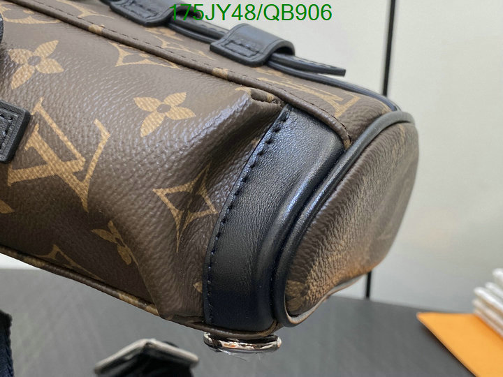 LV Bag-(Mirror)-Backpack- Code: QB906 $: 175USD