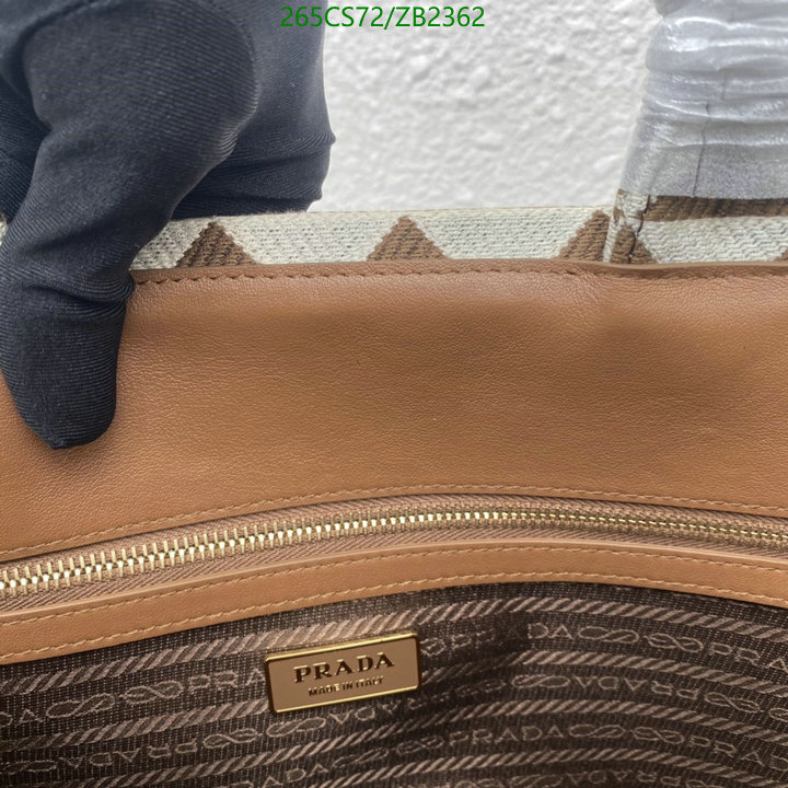 Prada Bag-(Mirror)-Handbag- Code: ZB2362 $: 265USD