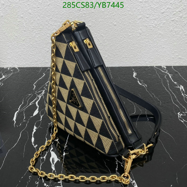 Prada Bag-(Mirror)-Triangle- Code: YB7445 $: 285USD