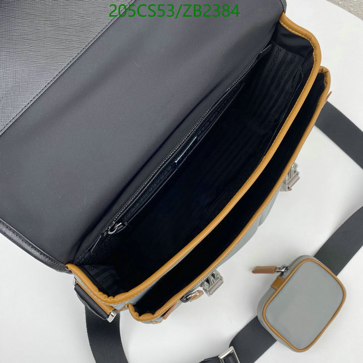 Prada Bag-(Mirror)-Diagonal- Code: ZB2384 $: 205USD