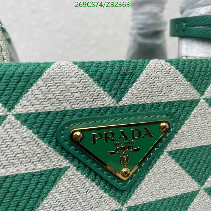 Prada Bag-(Mirror)-Handbag- Code: ZB2363 $: 269USD