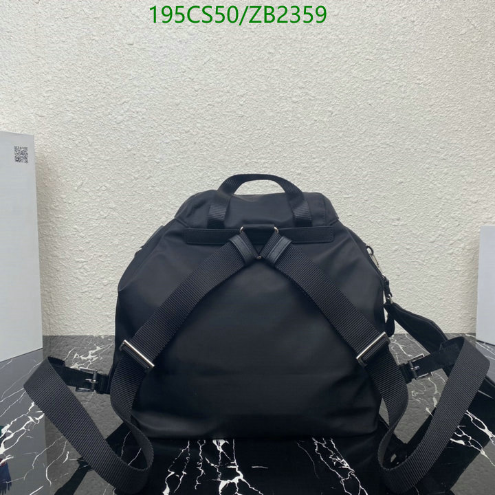 Prada Bag-(Mirror)-Backpack- Code: ZB2359 $: 195USD