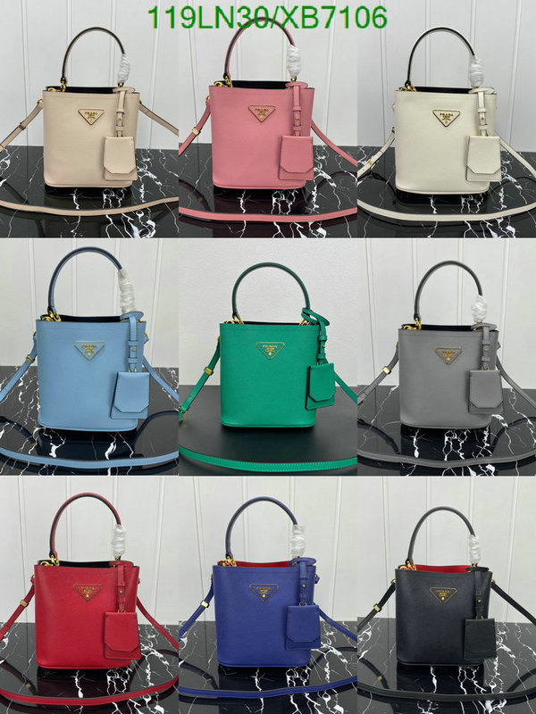 Prada Bag-(4A)-Bucket Bag- Code: XB7106 $: 119USD