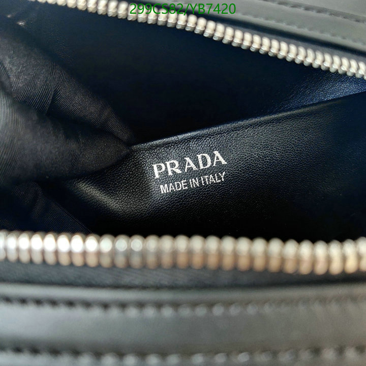 Prada Bag-(Mirror)-Handbag- Code: YB7420 $: 299USD