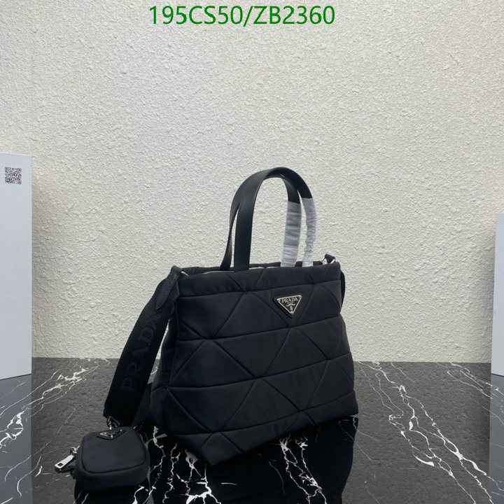 Prada Bag-(Mirror)-Handbag- Code: ZB2360 $: 195USD