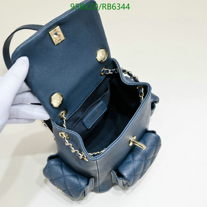 Chanel Bag-(4A)-Backpack- Code: RB6344 $: 95USD