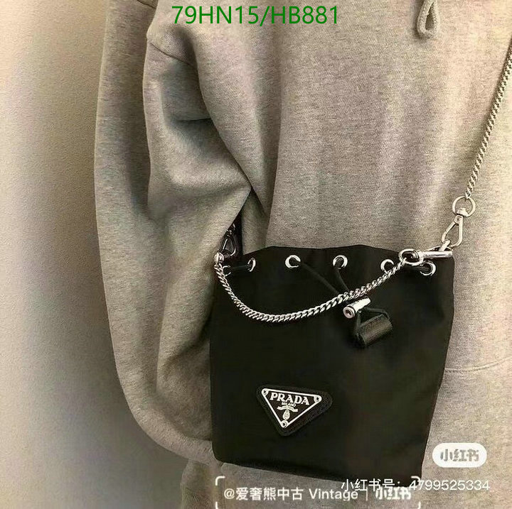 Prada Bag-(4A)-Bucket Bag- Code: HB881 $: 79USD