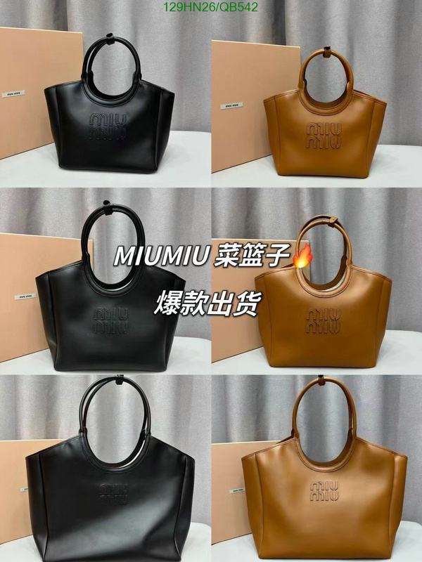 Miu Miu Bag-(4A)-Handbag- Code: QB542