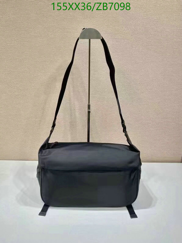 Prada Bag-(Mirror)-Handbag- Code: ZB7098 $: 155USD