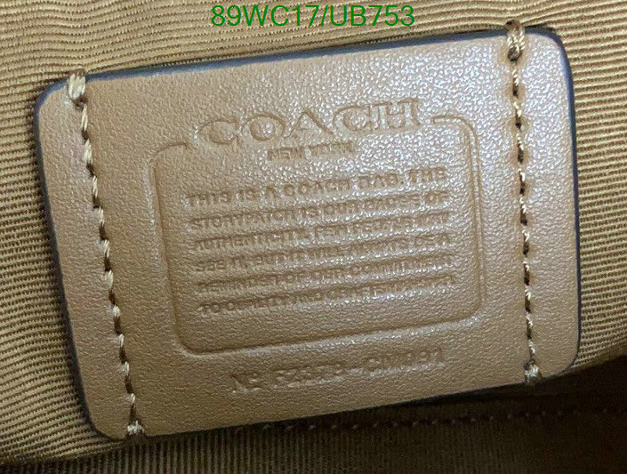 Coach Bag-(4A)-Diagonal- Code: UB753 $: 89USD